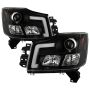 SPYDER 5088406 High-Power LED Module ( Low Beam ) Equipped Headlights - Black