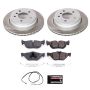 PowerStop SC7008 Semi-Coated Rotor and Low-Dust Ceramic Brake Pad Kit