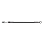 Goodridge HD1001-1CB-BK78 78in Universal Clutch Line w/Black Zinc Fittings & Black Hose - Straight Banjo 7/16 UNF