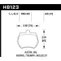 Hawk Performance HB123M.535 Black Disc Brake Pad