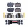 PowerStop Z23-1051 PowerStop - Z23 Daily Driver Carbon-Fiber Ceramic Brake Pads with Hardware Kit