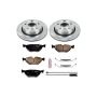 PowerStop KOE615 OE Stock Replacement Low-Dust Ceramic Brake Pad and Rotor Kit
