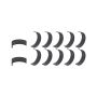 ACL BEARINGS AEB6B2960HC-STD Rod Bearing Set Coated Nissan RB25/RB26DETT