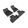 3D MAXpider L1MR00801509 17-18 Maserati Levante Kagu Floor Mat- Black R1 R2