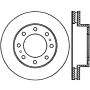 StopTech 01-09 Chevrolet Silverado 2500HD 3500 Front Left Slotted & Drilled Cryo Rotor