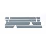 Putco 9751410BP 09-14 Ford F-150 Reg Cab 8ft Long Box - 7in Wide (10pcs) Black Platinum Rocker Panels