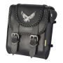 Willie & Max 58411-00 Universal Black Magic Sissy Bar Bag (8 inches L x 10 inches H x 4.5 inches W) - Black