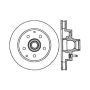 Stoptech 128.66025R Drilled Sport Brake Rotor
