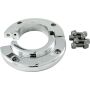 BORGESON BRG909008 Split Swivel Floor Mount For 2in Column Polished