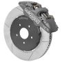 Wilwood 140-16859 AERO6 RACE Front Big Brake Kit 14in GT Slotted 94-04 Mustang - Type III Ano Grey Calipers