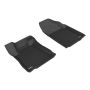 3D MAXpider 2016-2018 Nissan Altima Sedan Kagu 1st Row Floormat - Black