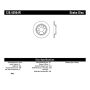 Stoptech 128.45064R 06-10 Ford Fusion / 06-10 Mazda Miata MX-5 / 03-09 Mazda 6 Drilled Right Rear Rotor