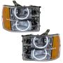 Oracle Lighting 8165-001 SMD Pre-Assembled Headlights, Round Ring Design, White