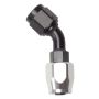 RUSSELL RUS610115 #10 45 Deg Hose End Black
