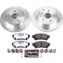 PowerStop K6099-36 Z36 Truck and SUV Carbon-Fiber Ceramic Brake Pad and Drilled & Slotted Rotor Kit