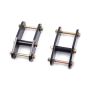 Zone Offroad ZONJ5108 76-86 Jeep CJ/87-95 YJ 1.5in Rear 1in Leaf Spring Lift Shackle