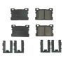 PowerStop 17-1976 PowerStop - Z17 Low-Dust Ceramic Brake Pads with Hardware