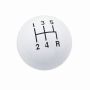 MR. GASKET MRG9619 Classic Shifter Knob 5 Speed White