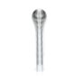 NRG Shift Knob Heat Sink Bubble Head Long Silver