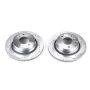 PowerStop EBR670XPR PowerStop Evolution Performance Drilled, Slotted & Plated Brake Rotor Pair