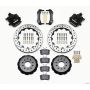 Wilwood 140-10158-D Combination Parking Brake Rear Kit 12.88in Drilled Mustang 94-04