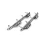 N-Fab HPC1473QC-SS Podium SS 14-17 Chevy-GMC 1500 Double Cab - Polished Stainless - 3in