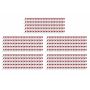 FIVESTAR FIV814R-500L Lrg Hd Rivet Red Multi-Grip 500pk