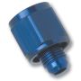 Russell Performance BLUE ANODIZED -12 TUBE COUPLING NUT W/ FLARED REDUCER TO -10 AN MALE