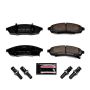 PowerStop Z23-376 PowerStop - Z23 Daily Driver Carbon-Fiber Ceramic Brake Pads with Hardware Kit