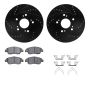 Dynamic Friction 8512-59050 Rotor Kit