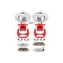 PowerStop KC103-26 Z26 Street Performance Ceramic Brake Pad, Drilled Slotted Rotor, and Caliper Kit