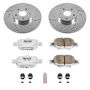 PowerStop K2313-26 Z26 Street Performance Ceramic Brake Pad and Drilled & Slotted Rotor Kit