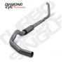 Diamond Eye Performance K5323S Diamond Eye KIT 5in TB SGL SS: 00-03 FORD 7.3L F250/F350