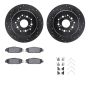 Dynamic Friction 8512-75009 Rotor Kit