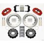 Wilwood 140-11919-R Narrow Superlite 6R Front Hat Kit 14.00in Red 84-87 Corvette C4