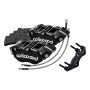 Wilwood 140-16678 84-89 Porsche 911 Rear Dynapro Caliper Kit 3in MT - Black