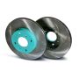 Project Mu SCR Pure Plus 6 Rotor Rear - Nissan GT-R Uncoated