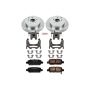 PowerStop KCOE2427A OE Stock Replacement Low-Dust Ceramic Brake Pad, Rotor and Caliper Kit