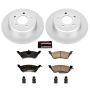 PowerStop CRK5248 Genuine Geomet Coated Rotor and Low-Dust Ceramic Brake Pad Kit