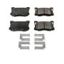 PowerStop 17-1799 PowerStop - Z17 Low-Dust Ceramic Brake Pads with Hardware