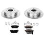 PowerStop K408 Z23 Daily Driver Carbon-Fiber Ceramic Brake Pad and Drilled & Slotted Rotor Kit