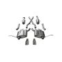 CORSA Performance 14991 Corsa 2011-2021 Jeep Grand Cherokee Polished 2.5in Dual Rear Exit Cat-Back Exhaust