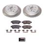 PowerStop SC147 Semi-Coated Rotor and Low-Dust Ceramic Brake Pad Kit