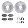 Dynamic Friction 6512-07030 Rotor Kit