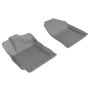 3D MAXpider 2017-2020 Hyundai Elantra Kagu 1st Row Floormat - Gray