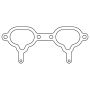 Cometic Gasket C4872-059 Cometic Subaru EJ25D .059in Fiber Intake Manifold Gasket Set