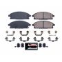 PowerStop Z23-691 PowerStop - Z23 Daily Driver Carbon-Fiber Ceramic Brake Pads with Hardware Kit