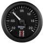 AutoMeter ST3111 Stack 52mm -1 to +2 Bar T-Fitting 0.187in Barb (M) Mechanical Boost Pressure Gauge - Black