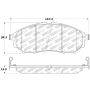 StopTech Performance 06-08 350Z w/ Std Brakes / 06-08 Infinity G35 Front Brake Pads