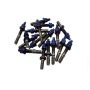 BLOX Racing BXFL-00308-9-TI-B Xtreme Titanium Intake/Exhaust Manifold Studs Burnt 55mm 9-Piece Kit